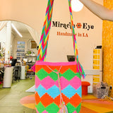 Colombian Bag - Technicolor Rainbow Waves