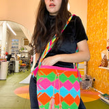 Colombian Bag - Technicolor Rainbow Waves