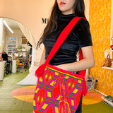 Colombian Bag - Psychedelic Electric Magenta