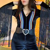 Heart of Glass Belt in Black