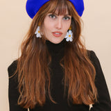 Brigitte Beret in Royal Blue