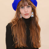 Brigitte Beret in Royal Blue