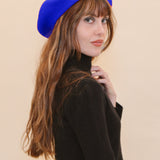 Brigitte Beret in Royal Blue