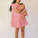 The Carolyn Gingham Mini-Dress