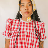The Carolyn Gingham Mini-Dress