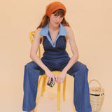 Cecilia Jumpsuit in Denim