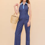 Cecilia Jumpsuit in Denim