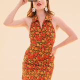 Cecilia Mini-Dress in Marigold