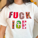 Fuck ICE Hand Stitched Tee