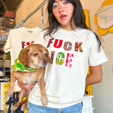 F*ck ICE Hand Stitched Tee