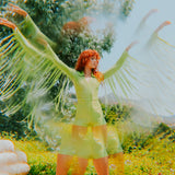 Glitter Fringe Romper in Green