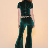 Jagger Jumpsuit in Emerald