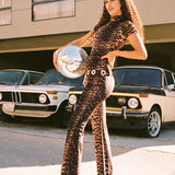 Jagger Jumpsuit in Leopard