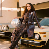 Jagger Jumpsuit in Leopard