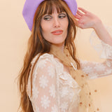 Brigitte Beret in Lilac