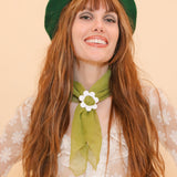 Brigitte Beret in Evergreen