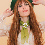 Brigitte Beret in Evergreen