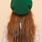 Brigitte Beret in Evergreen