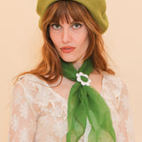 Brigitte Beret in Olive