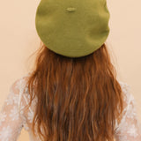 Brigitte Beret in Olive