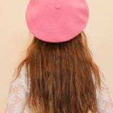 Brigitte Beret in Pink