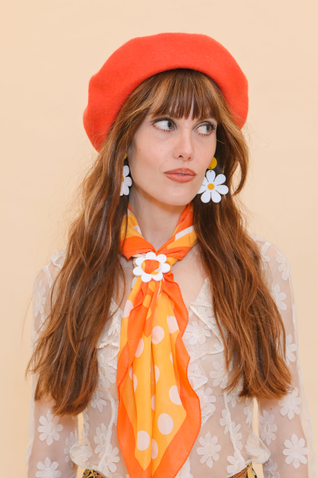Brigitte Beret in Evergreen main image 0