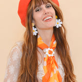 Brigitte Beret in Orange