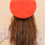 Brigitte Beret in Orange