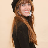 Brigitte Beret in Black