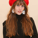 Brigitte Beret in Cherry Red