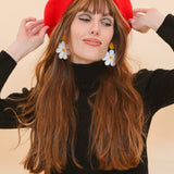 Brigitte Beret in Cherry Red