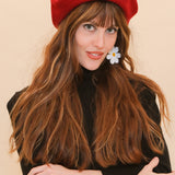 Brigitte Beret in Burgundy