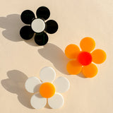 Marigold Brooch in Black