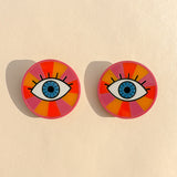 Rainbow Eye Hair Clip