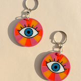 Rainbow Eye Keychain