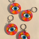 Rainbow Eye Keychain