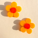 Marigold Hair Clip in Orange