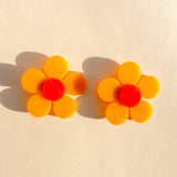 Marigold Hair Clip in Orange