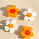 Marigold Hair Clip in Orange