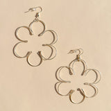 Silver Daisy Earrings