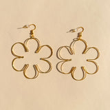 Gold Daisy Earrings