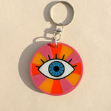 Rainbow Eye Keychain