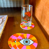 Rainbow Eye Coasters