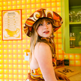 Cecilia Jumpsuit in Rust Swirl