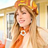 Rust Swirl Beret