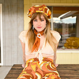 Rust Swirl Beret