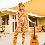 Wilson Button-Up in Rust Swirl
