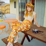 Birkin Pant in Rust Swirl