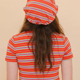 Tomato Stripe Beret
