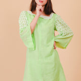 Vintage 1960’s Pistachio Dolly Mini-Dress